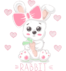 Carrot Unicorn Rabbit